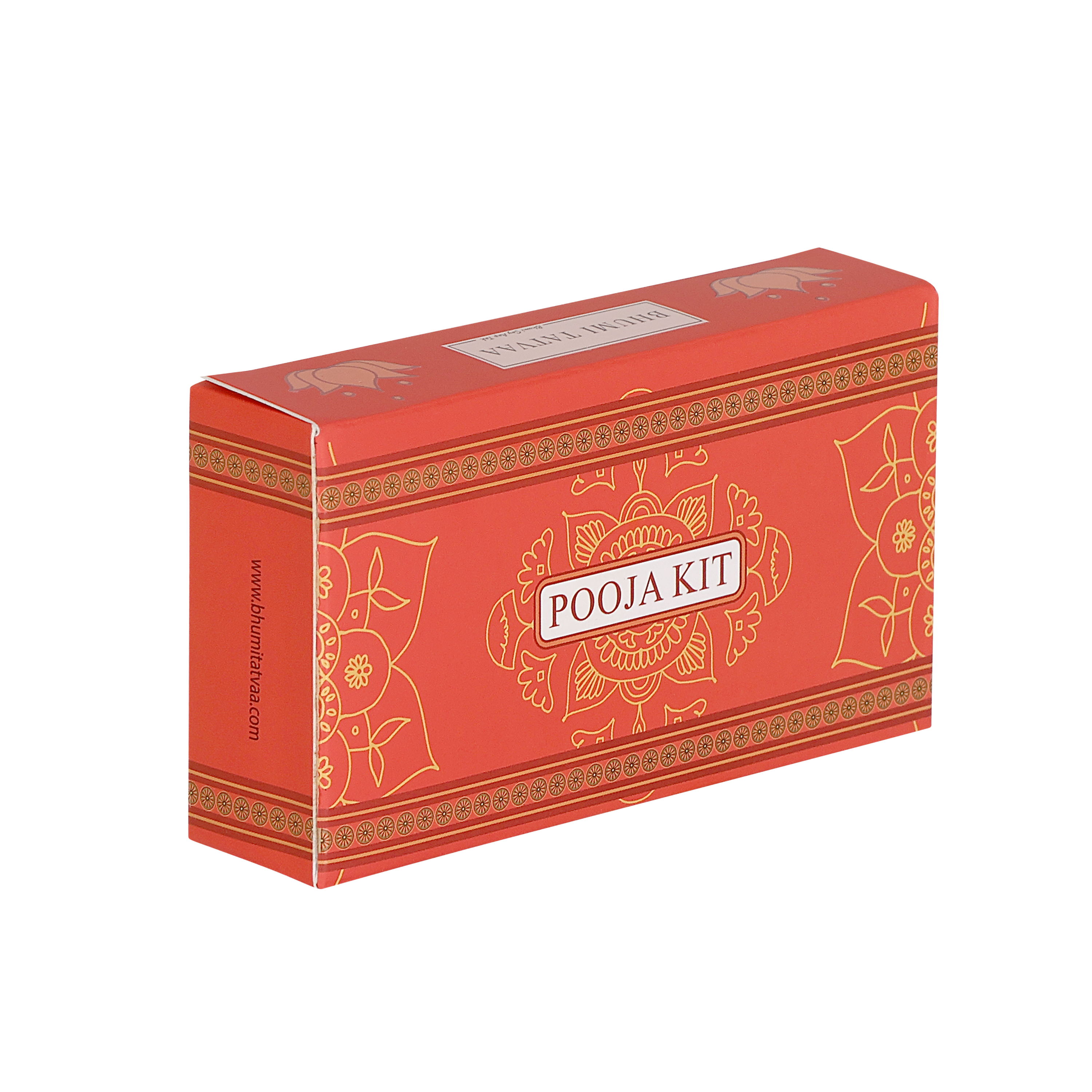 Bhumi Tatvaa Premium 5-in-1 Pooja Kit (Glass Vials) | Essential Puja Samagri Set with Roli, Akshat, Peeli Sarso, Laung & Elaichi for Daily Mandir, Havan, Diwali & Festive Rituals