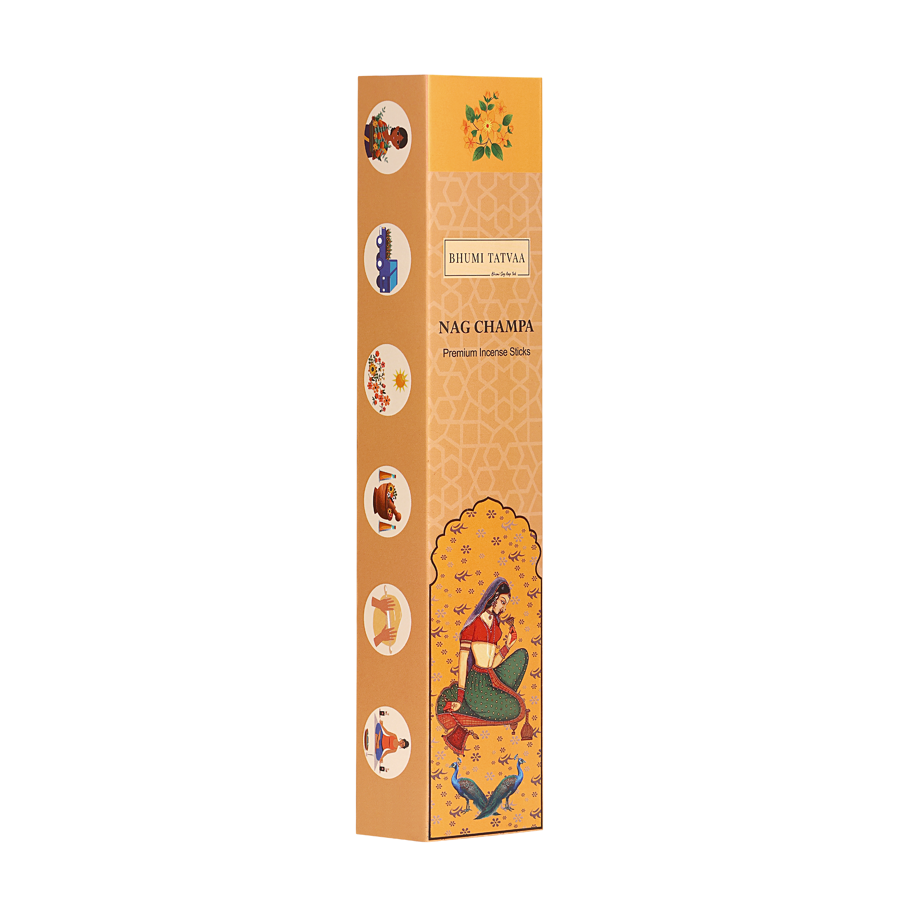 Nag Champa Incense Sticks – 40 Sticks Pack | Bhumi Tatvaa