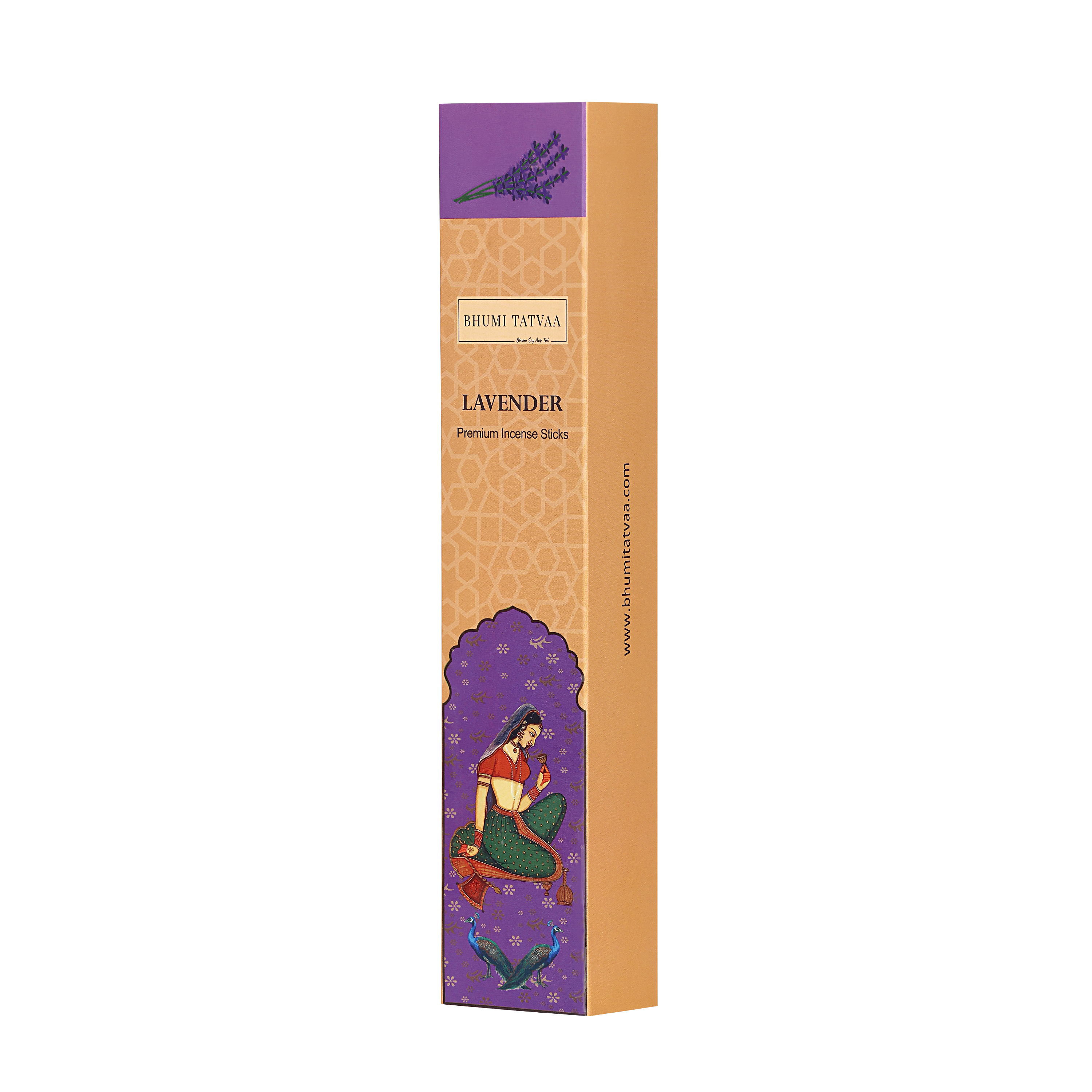 Lavender Incense Sticks – 40 Sticks Pack | Bhumi Tatvaa