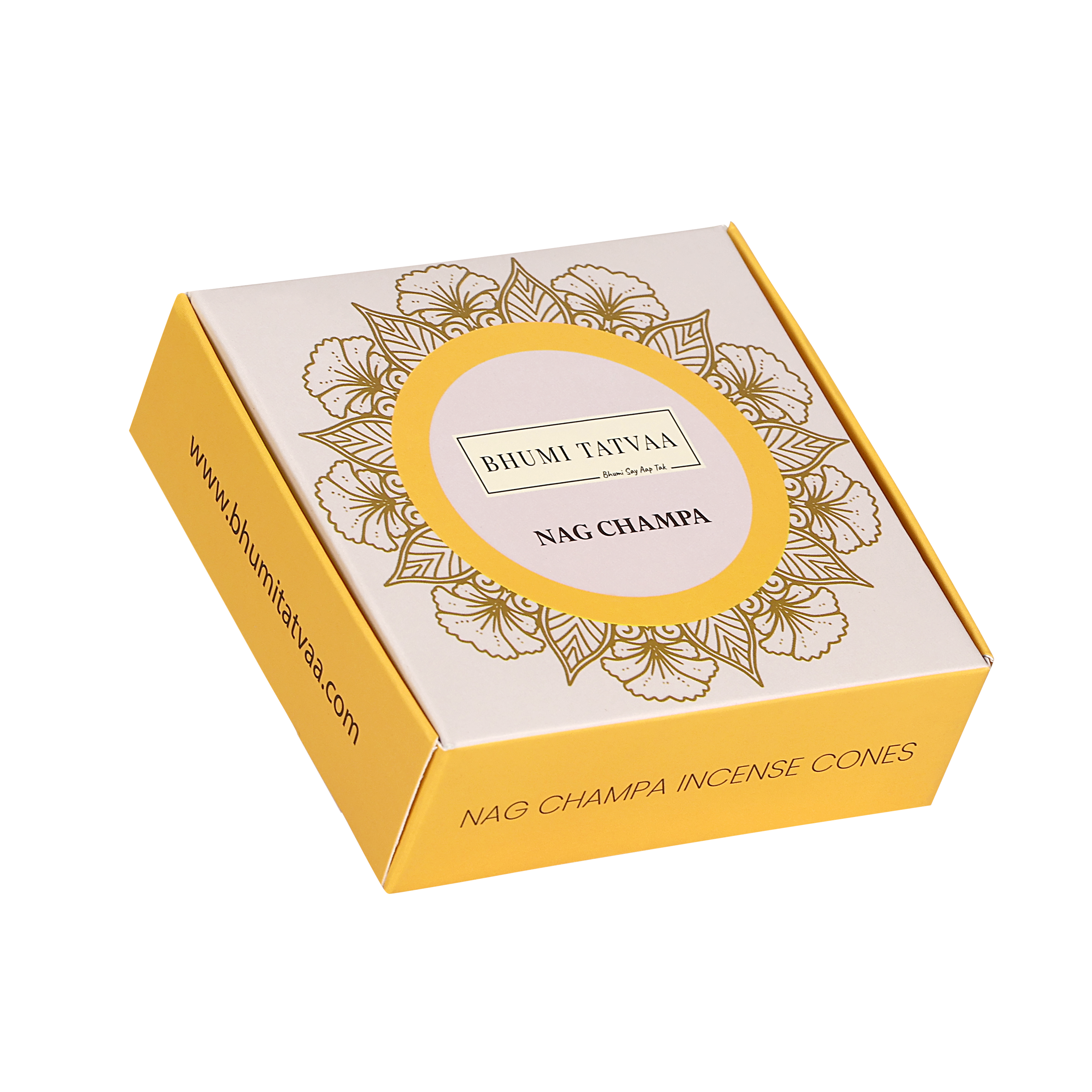 Bhumi Tatvaa Nag Champa Dhoop Cones Side View