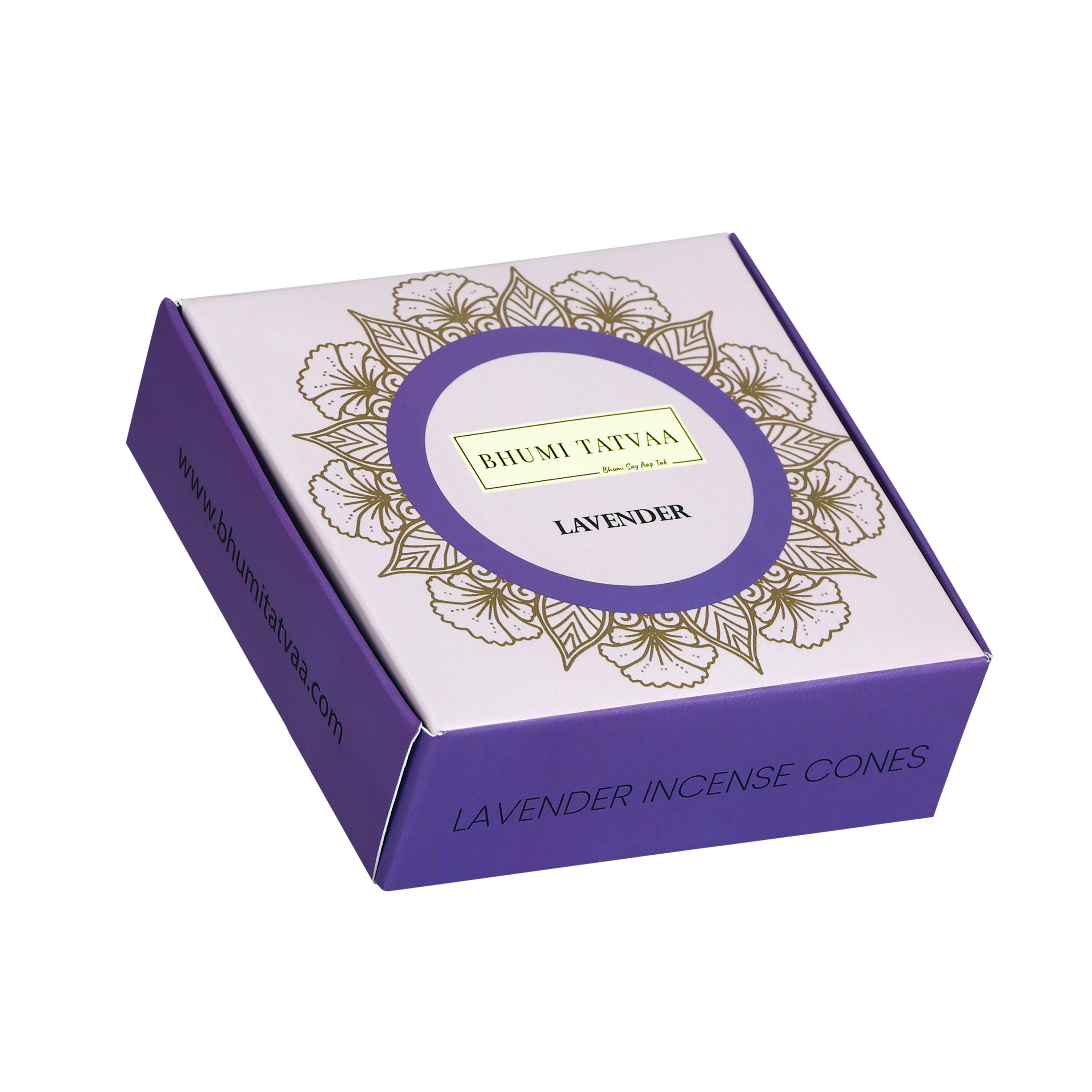 Lavender Incense Cones – 40 Cones Pack | Bhumi Tatvaa