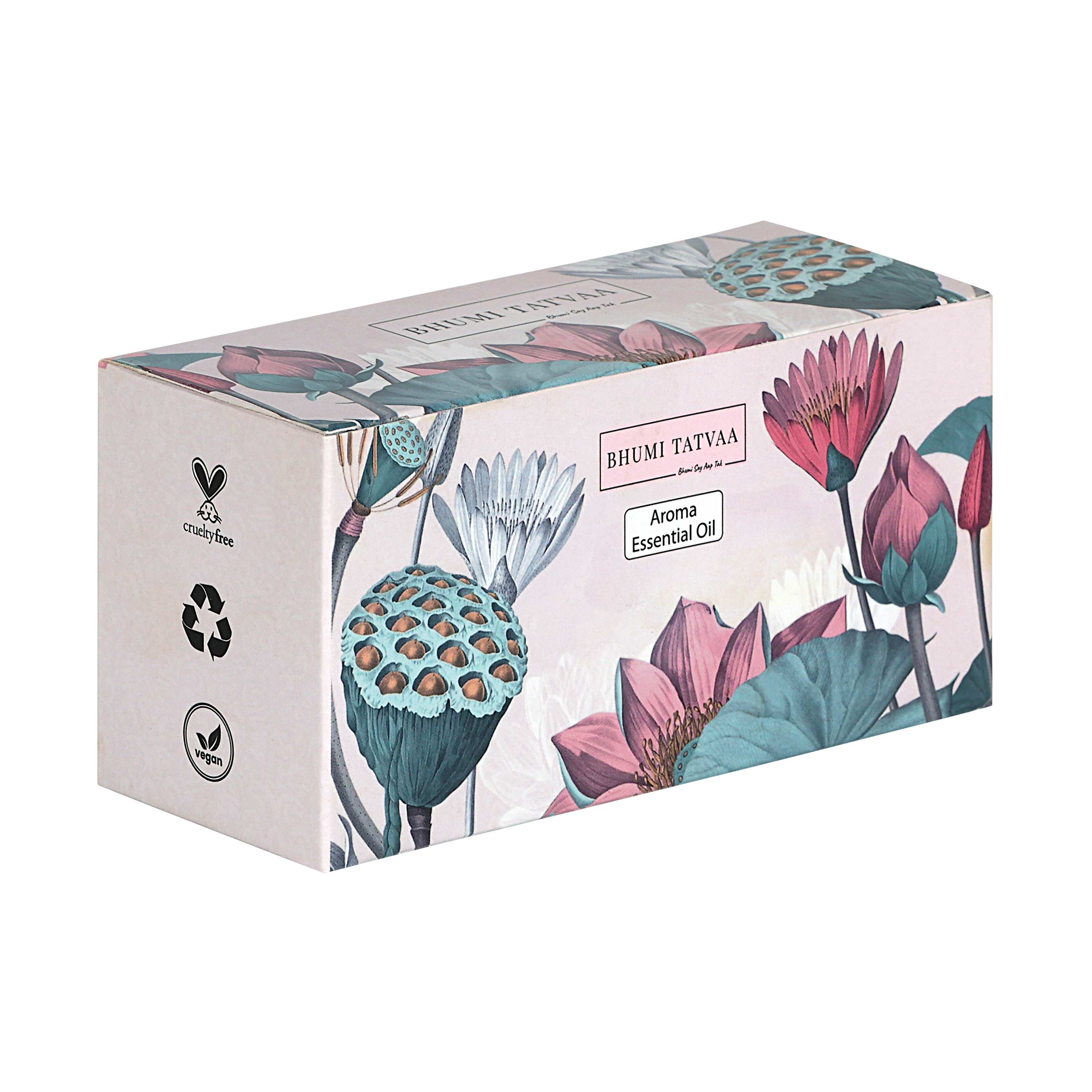 Bhumi Tatvaa Essential Oil| Lemongrass|Citronella|Peppermint| Eucalyptus| Lemon| Orange| Tea Tree| Rosemary| Lavender|Jasmine| 15ml each| for Hair Growth|Skin care|Diffuser for Home 150ml (Pack of 10)