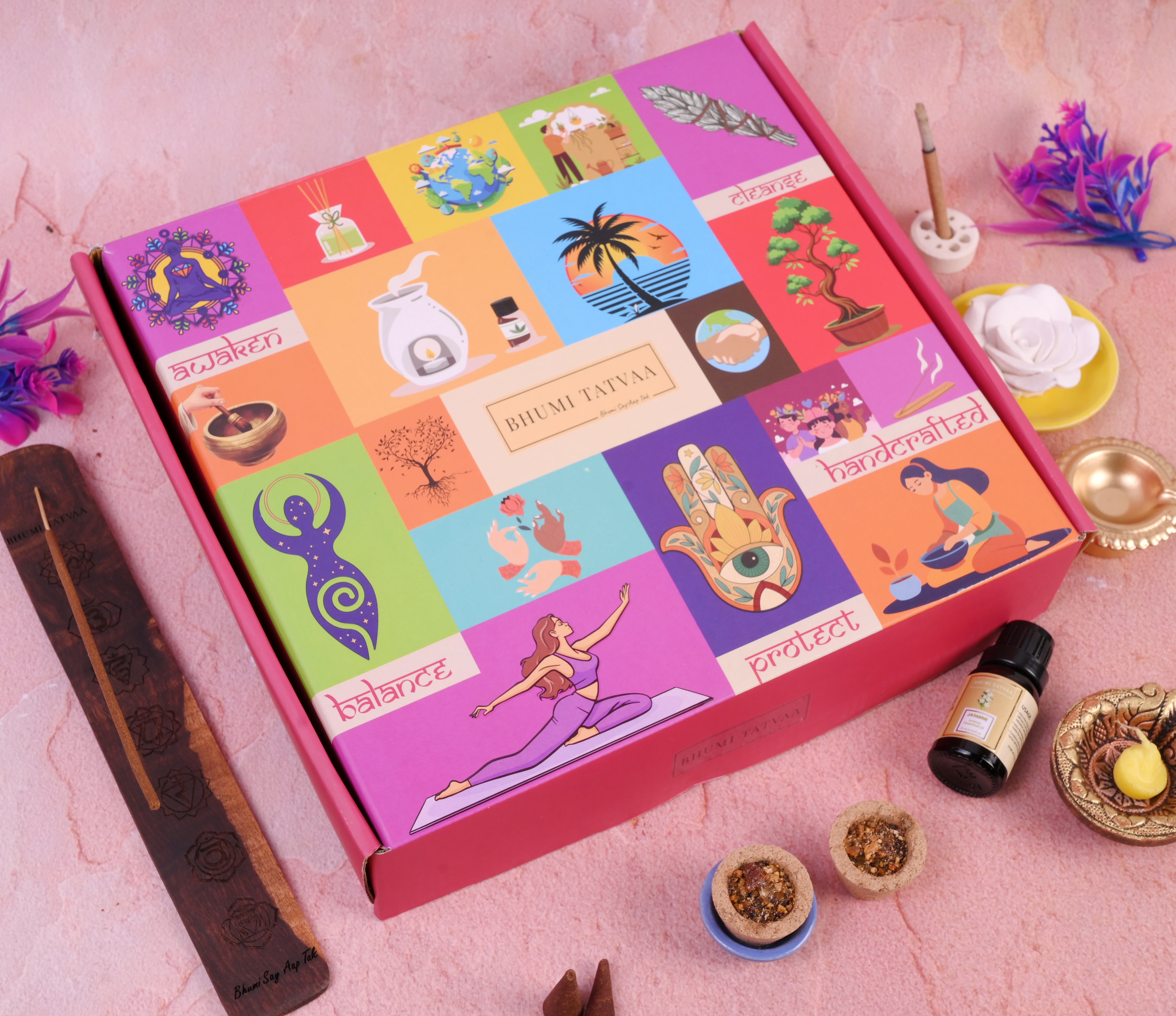 Wellness Box – Complete Aromatherapy & Pooja Set - I | Bhumi Tatvaa