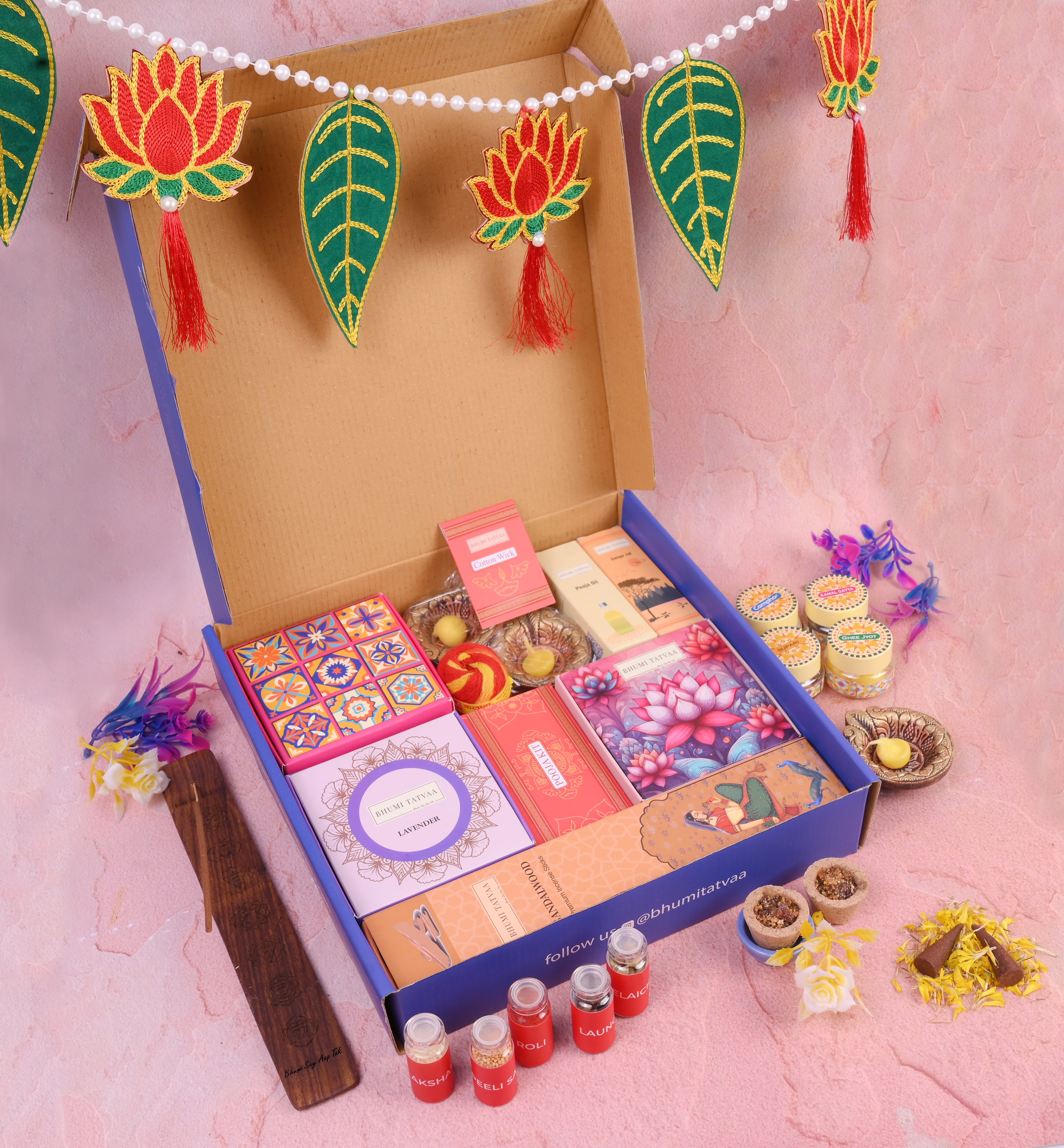 Abundance Box – Warner & Spencer Pooja Essentials Festive Gift Set - IV | Bhumi Tatvaa