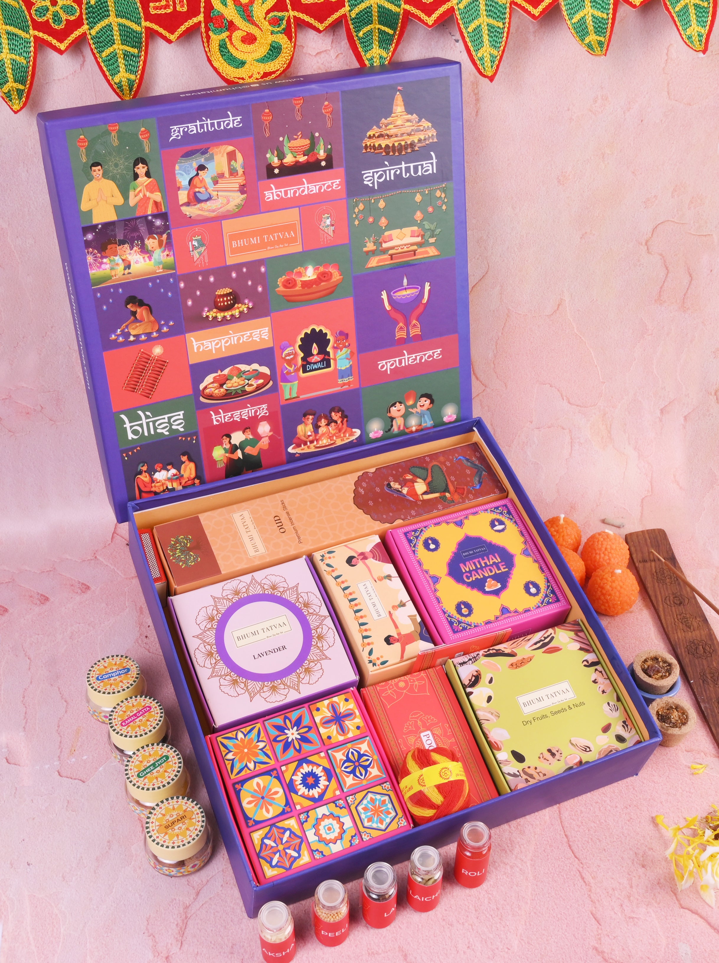 Abundance Box – Warner & Spencer Festive Wellness & Pooja Gift Set - II | Bhumi Tatvaa