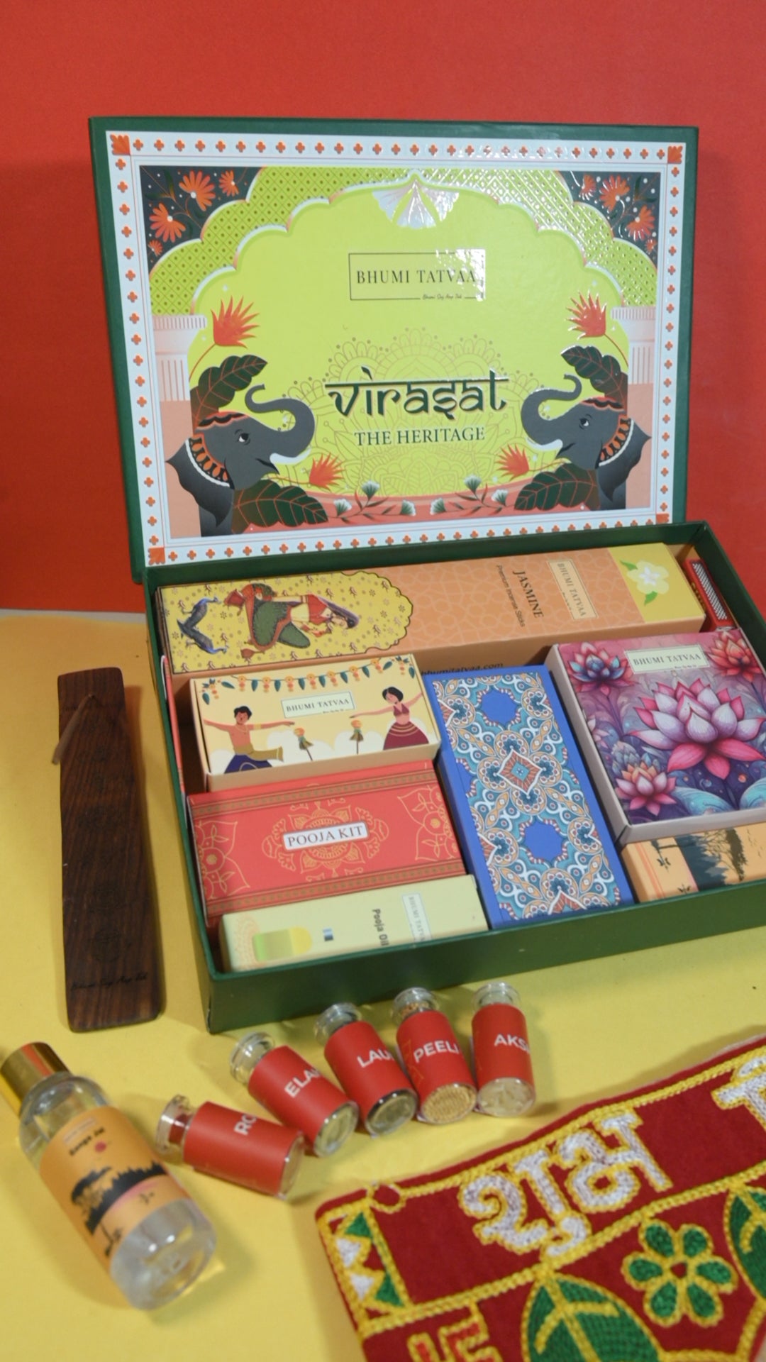Virasat Box – Complete Pooja & Festive Gift Set - IV | Bhumi Tatvaa