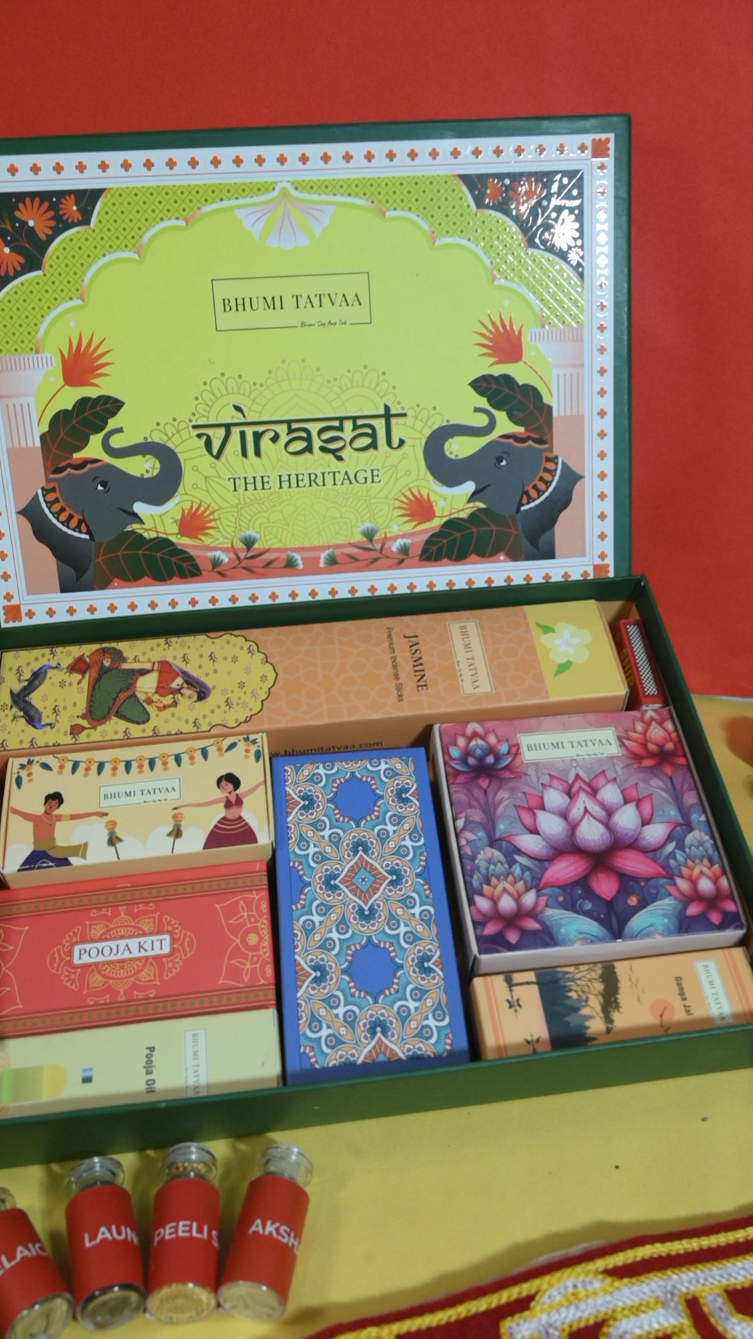 Virasat Box – Complete Pooja & Festive Gift Set - IV | Bhumi Tatvaa