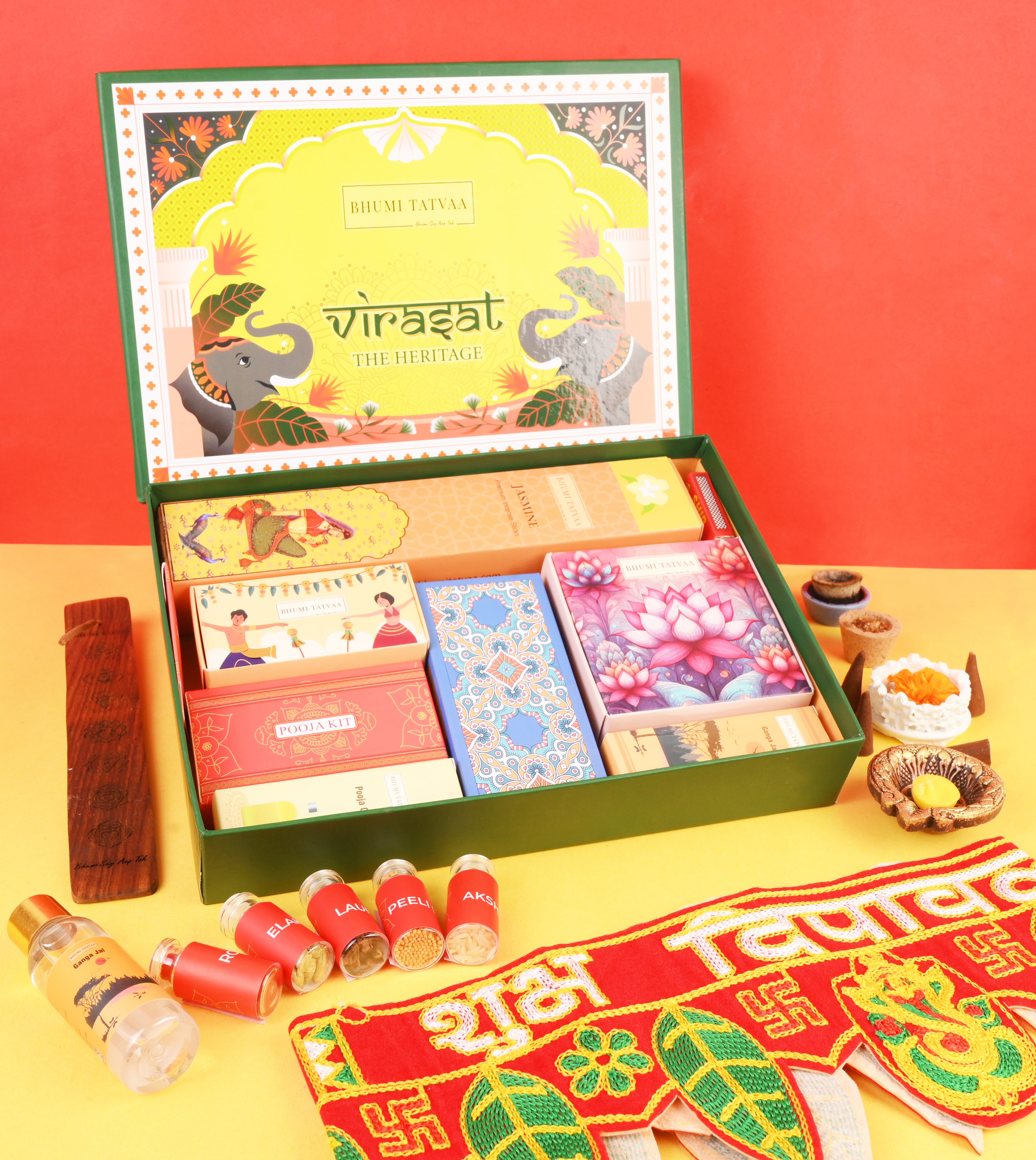 Virasat Box – Complete Pooja & Festive Gift Set - IV | Bhumi Tatvaa