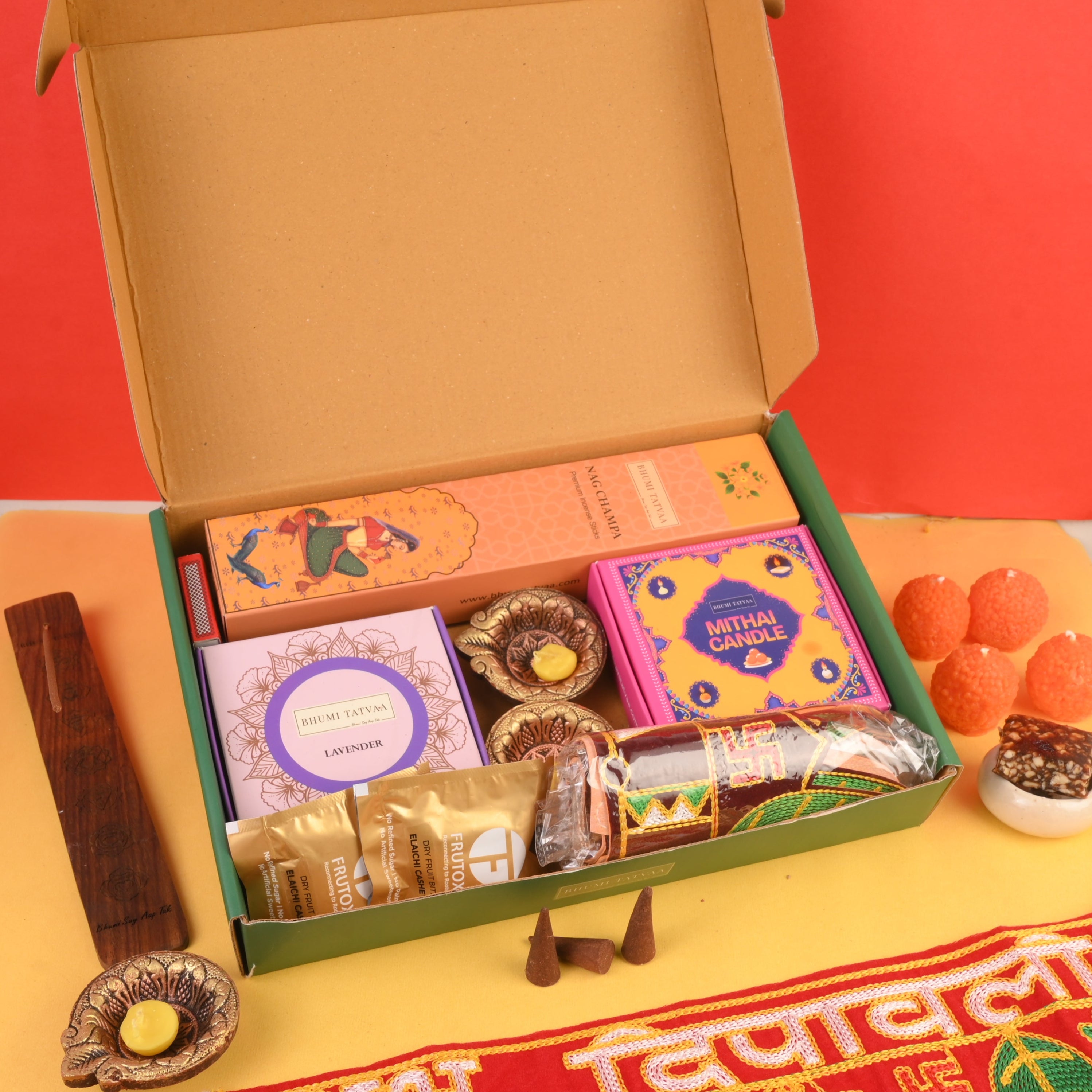 Virasat Box – Compact Pooja & Festive Gift Set - VI | Bhumi Tatvaa