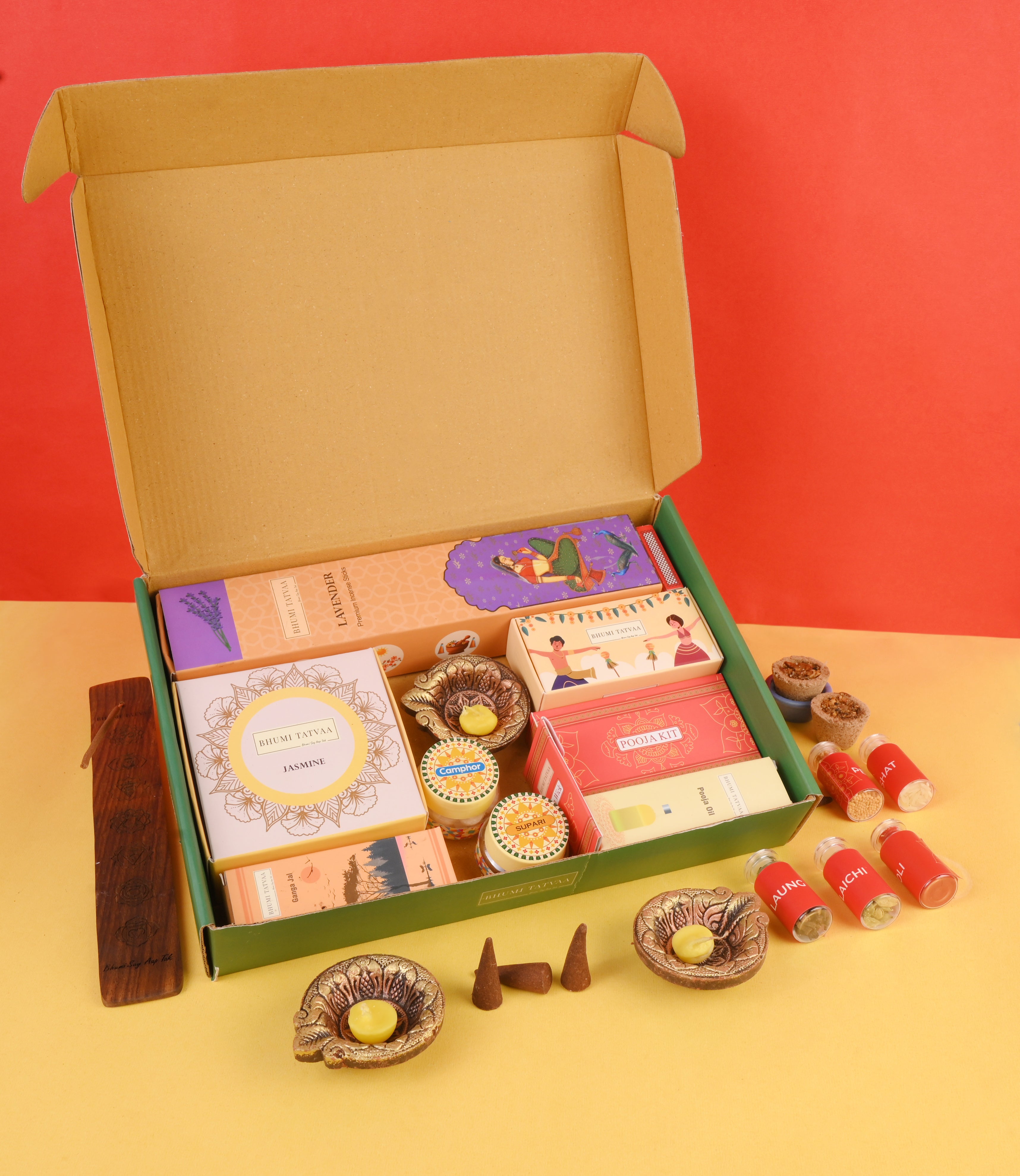 Virasat Box – Compact Pooja & Festive Gift Set - VII | Bhumi Tatvaa