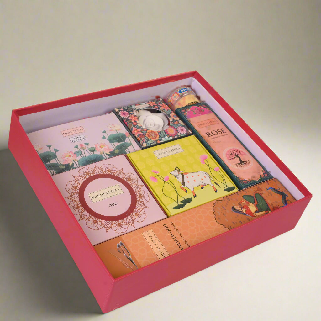 Wellness Box – Complete Aromatherapy & Pooja Set - I | Bhumi Tatvaa
